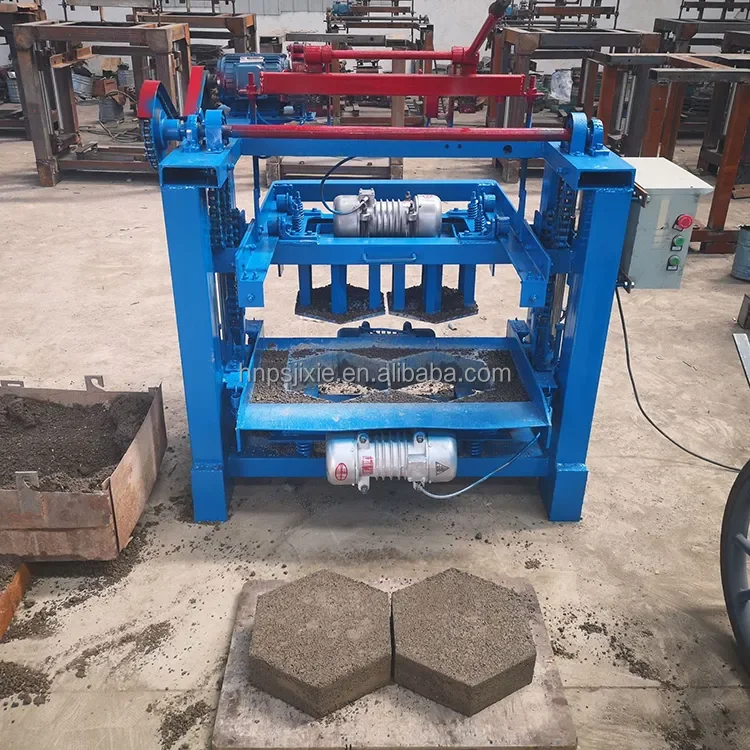 Small Hollow Brick Making Hydraulic Press Block Brick Machine Interlocking Brick Making Machine