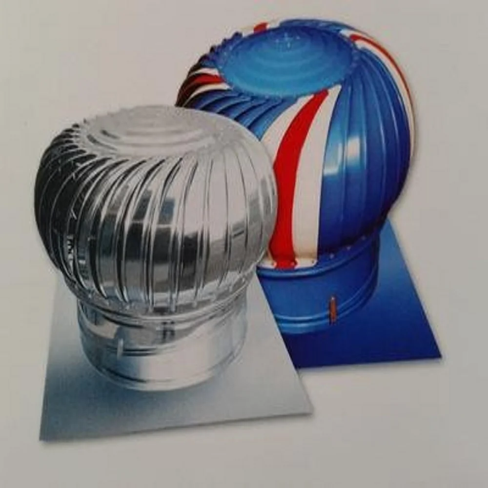Industrial Roof Top Mounted Without Power Wind Driven Extractor Ventilation Roof Exhaust Fan