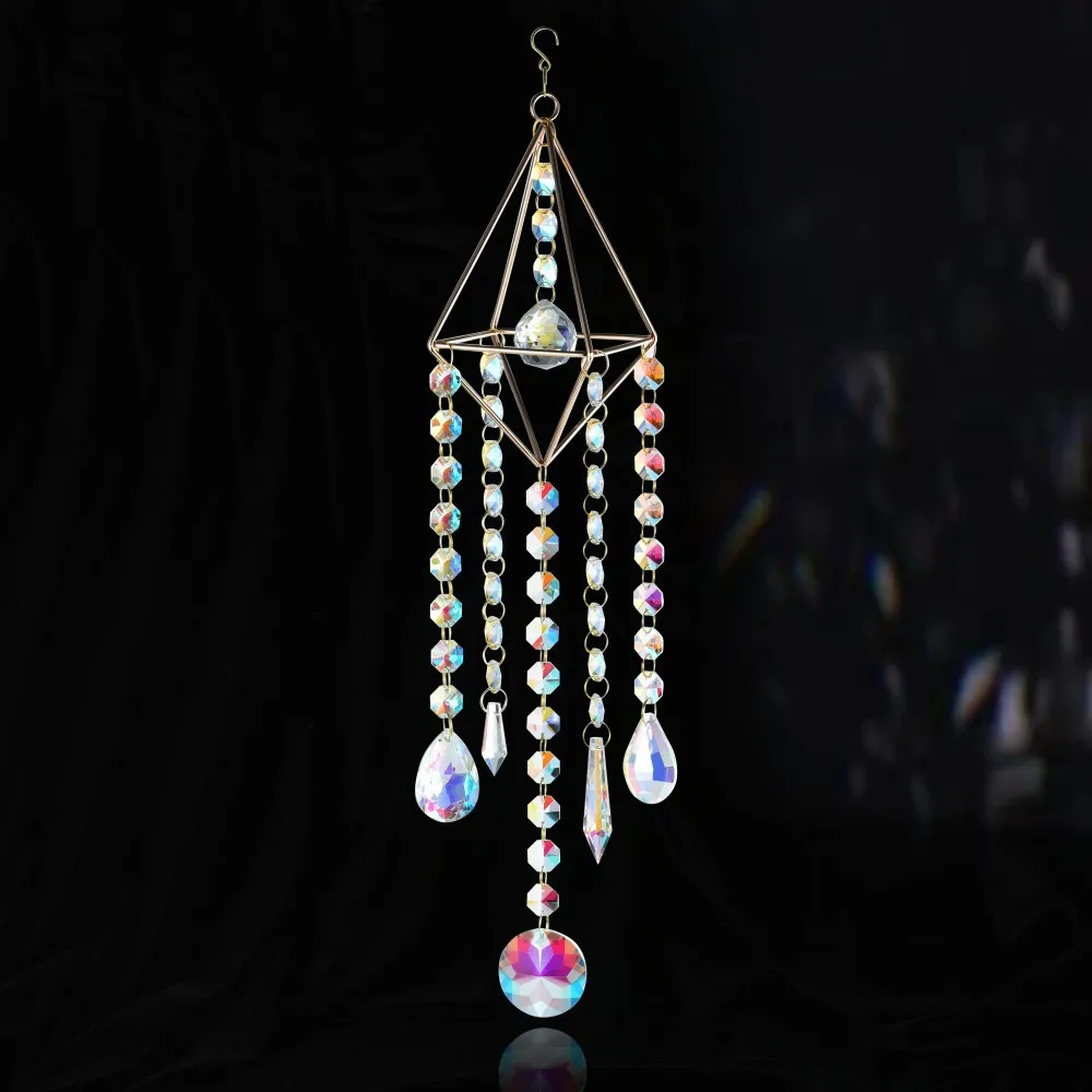 Honor Of Crystal Crystal Balls Hanging Sun Catcher Holiday Gift Crystal Ornament Window Pendant Accessories