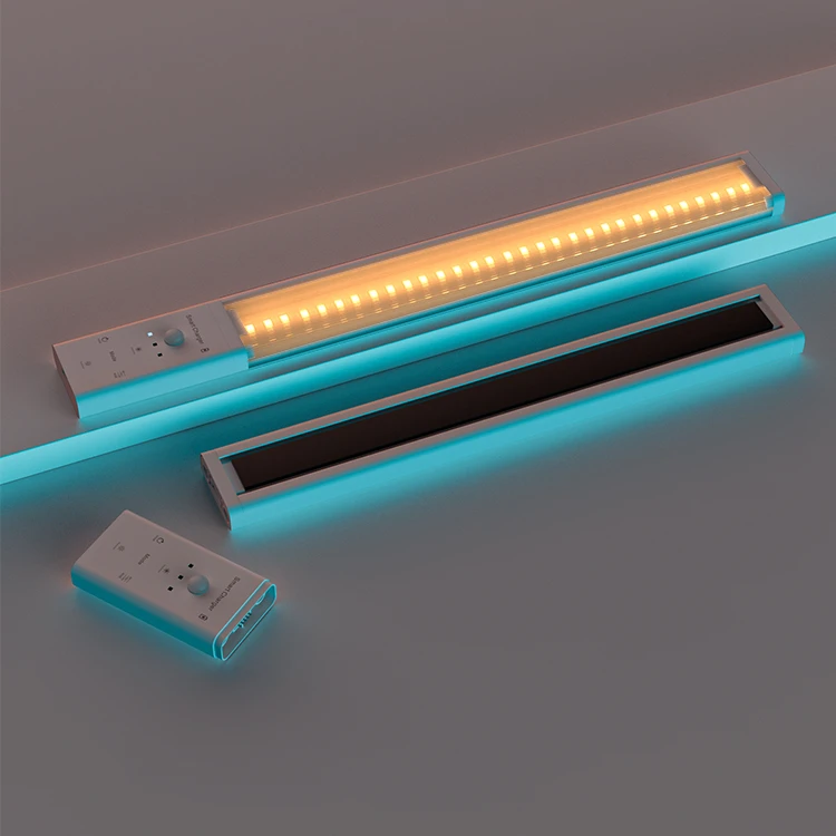 RGBW LED Motion Sensor Cabinet Light Voice Control wardrobe light 5V 24V Under Cabinet Light