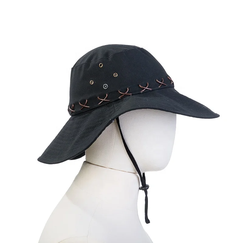 custom bucket hat straw cowboy hat wholesale caps camping cap blank summer women caps sun hats for summer