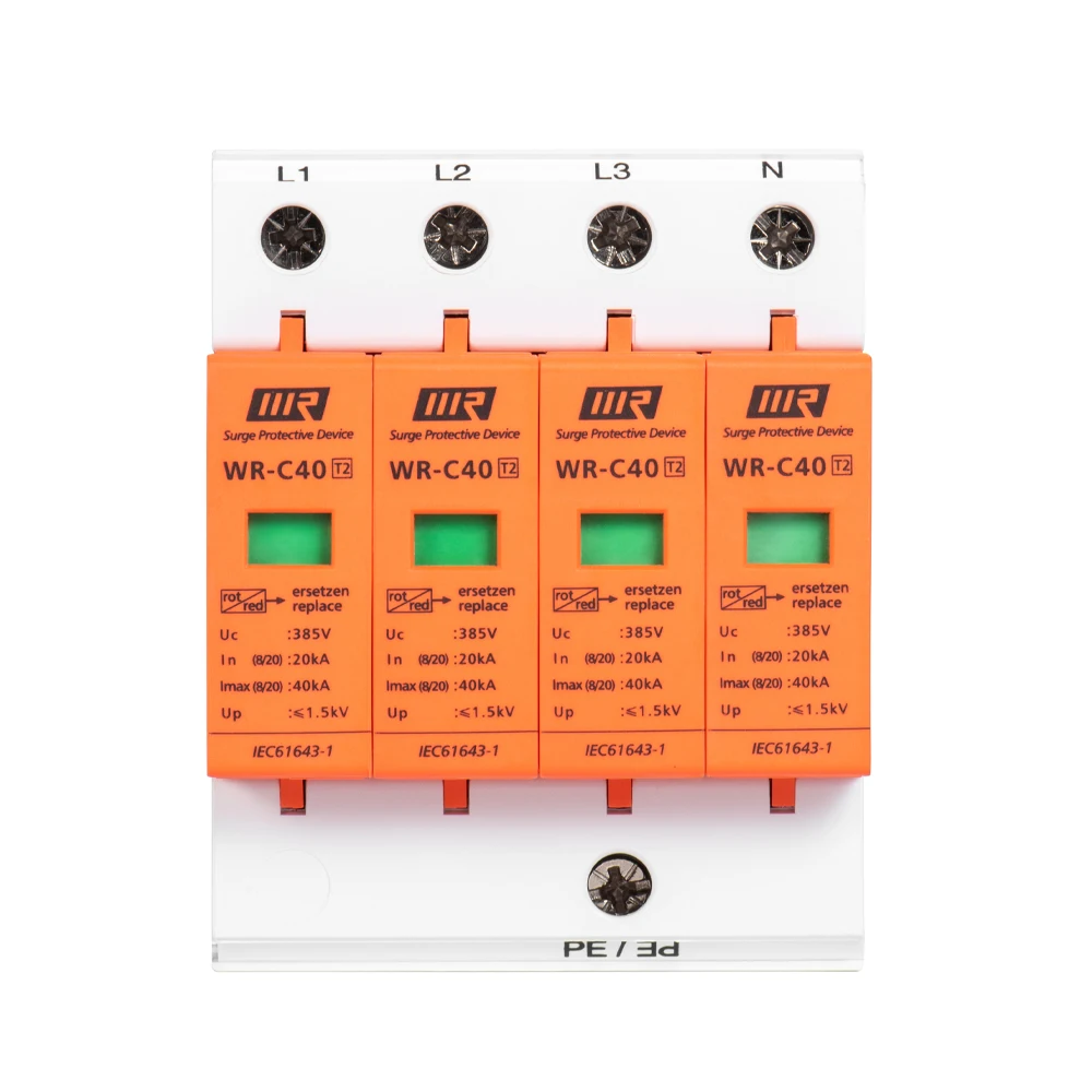 10kA 4P power supply surge protection device/SPD