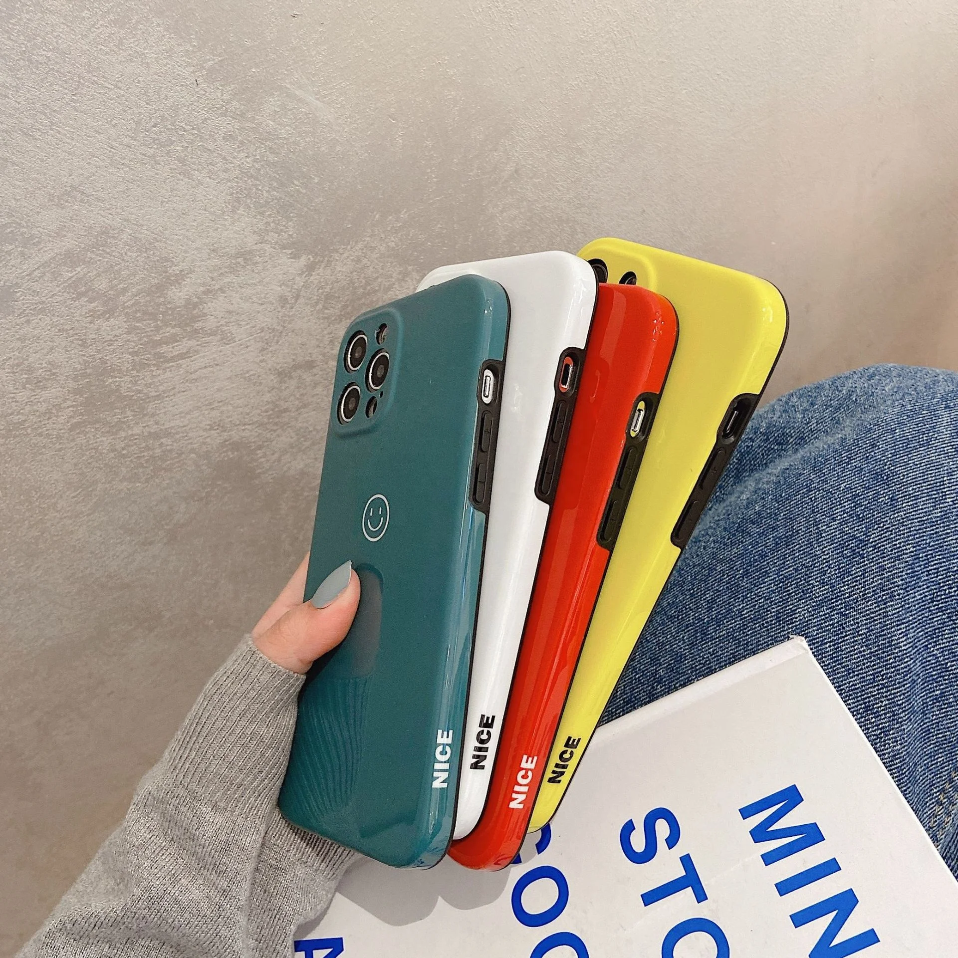  Чехол для телефона imd с простым улыбающимся лицом сбоку подходит iphone11 pro max iphone 7