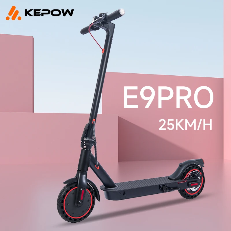 Двухколесный складной мобильный скутер E9pro 350 Вт 36 В 10ah литиевая батарея стойкий Водонепроницаемый Электрический