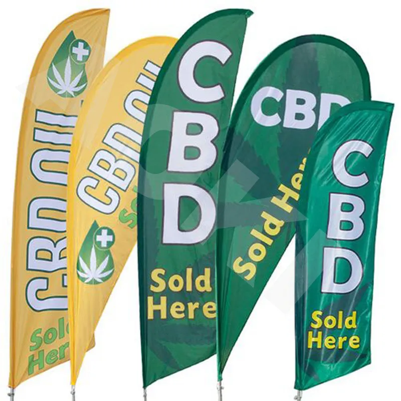 Best factory price 13ft flag 4meter feather flags, cheap flags and banners