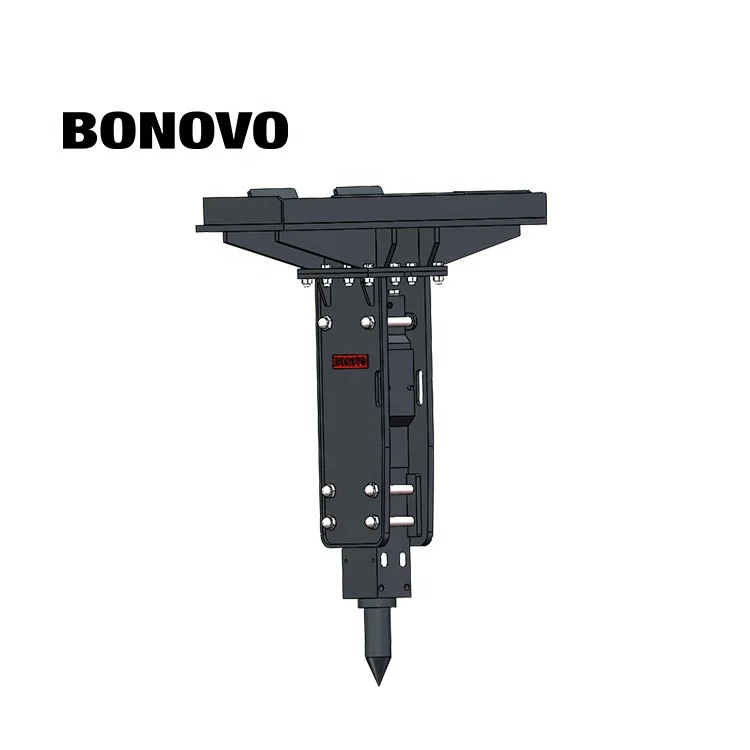 BONOVO Hydraulic Rock Breaker for Skid Steer Loader Price China Hydraulic Breaker