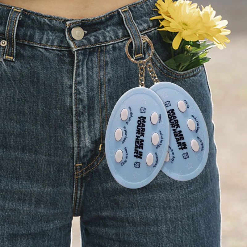 Promotional Gifts Cheap audio button sound keychain custom sound keychain/talking keychain keyring