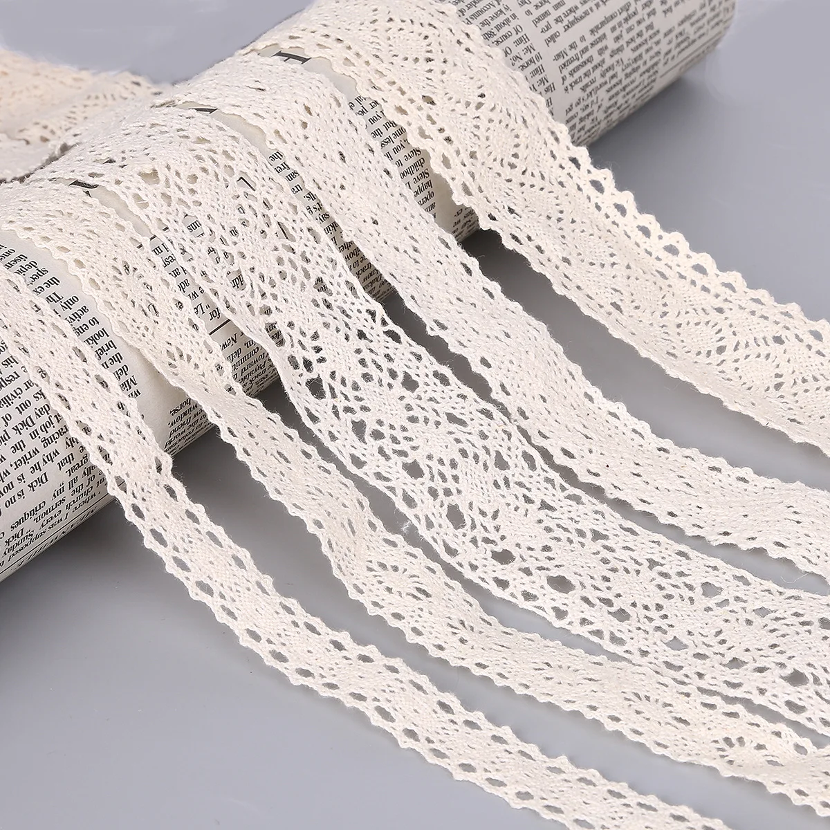 FY Ivory stitching lace ribbon wedding party craft clothing sewing fabric DIY handmade accessories