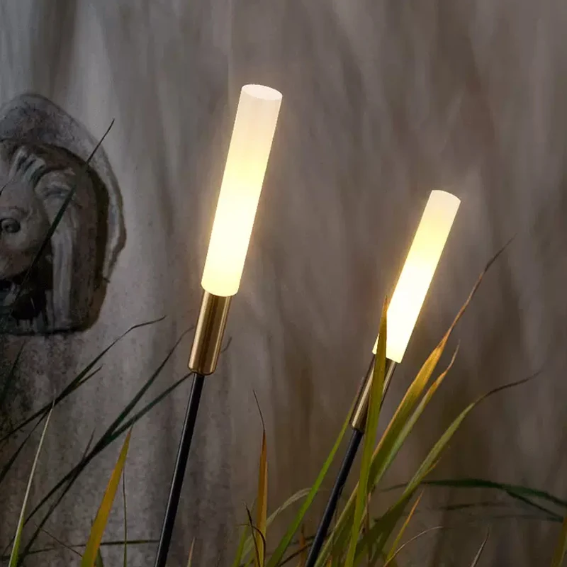 Outdoor firefly aluminum acrylic 12v solar garden park lights landscape IP65 Lawn lamp LED waterproof solar garden lawn lights