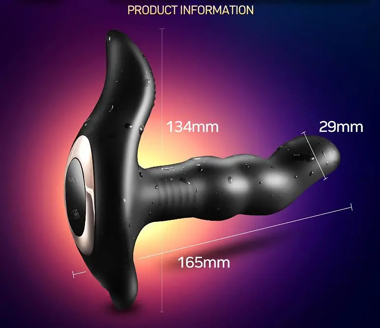 Wireless Remote Control Butt Anal Plug Vibrator Prostate Massage G-spot Anus Stimulation Vibrating Adult Love toy Sex Products