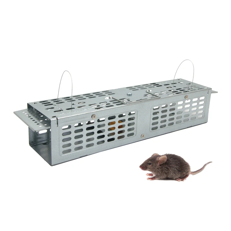 Humane Live Mouse Trap Nontoxic Rat Trap Cage Mice Control 2 Doors For Mouse And Chipmunks
