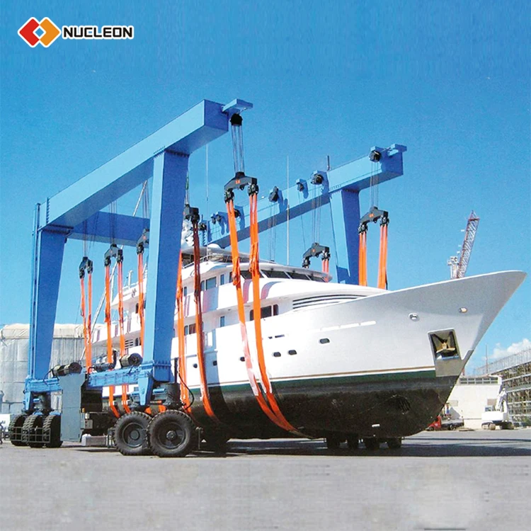 500 ton Yacht Handling Machine Boat Lifting Gantry Crane for Sale