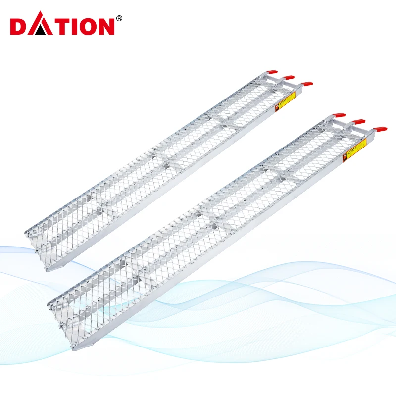 China Factory Heavy Duty 2 Ton 5 Tons Ramp Industrial Aluminum Motorcycle Ramp Car Loading Ramps