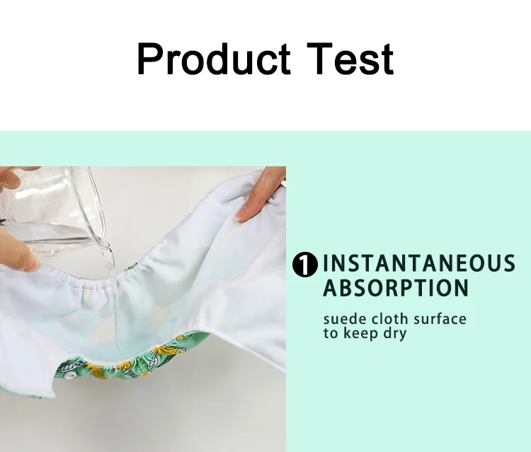 China Factory Custom Baby Cloth diaper Washable baby diapers for 3-15kg girls boys bay