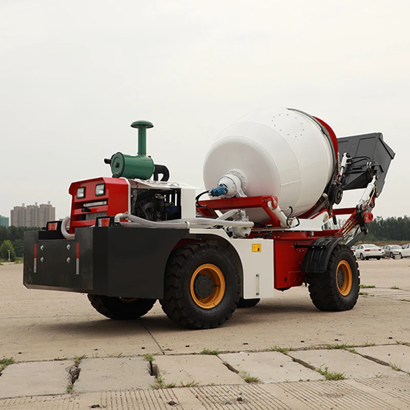 CE Factory Mini Hydraulic Self Loading Concrete Mixer
