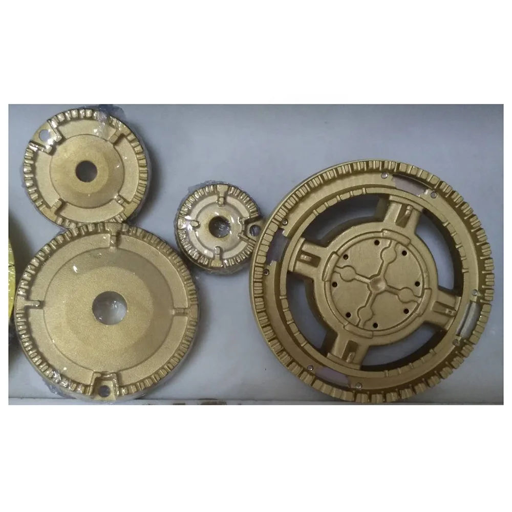 Built in gas burner spare parts copper burner cover gas stove parts