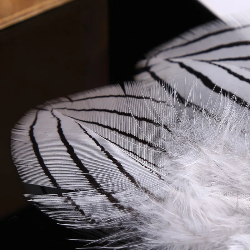 Natural Pheasant Chicken Feather 4-8CM/50 Piece Jewelry Accessories Feather Cat Stick Accessories