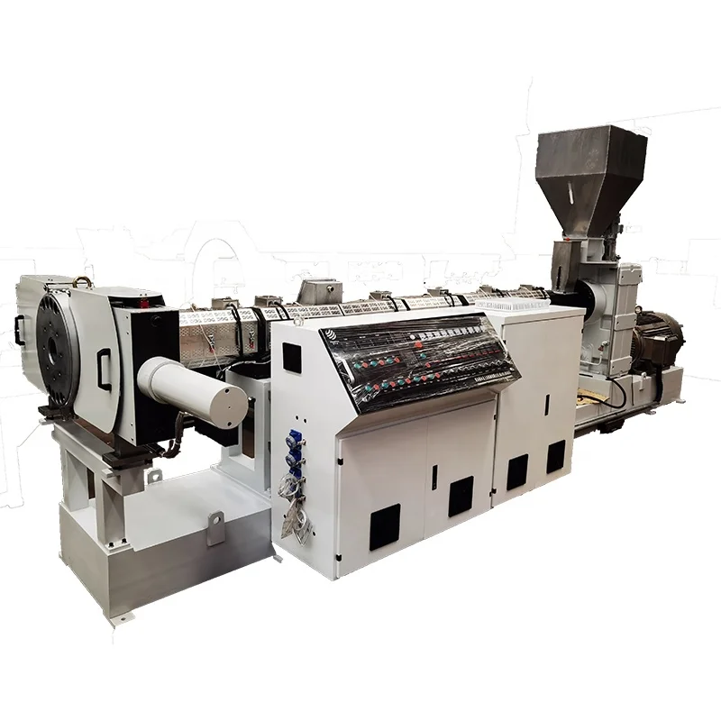 Polestar machinery high quality PP PE recycle plastic hot melt granules making machine with water ring cutter