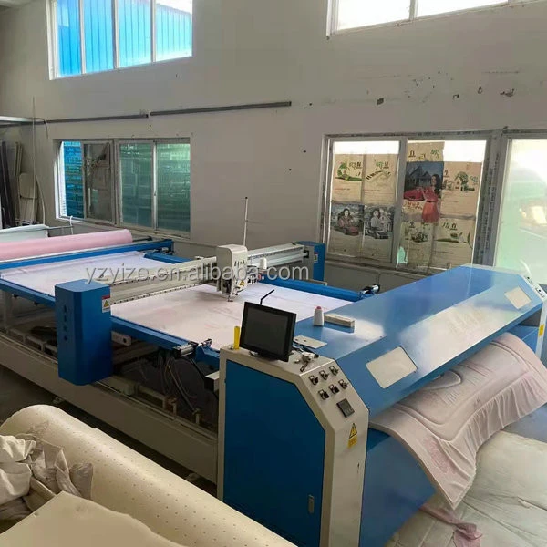 Industrial High Speed Automatic Computerized Long Arm Mattress Duvet Quilt Continuous Single Needle Quilting Sewing Machine