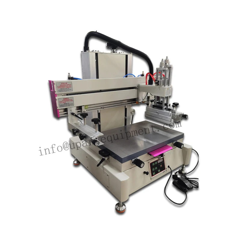 Cheap Flat Screen Printing Machine With Vacuum Small Flatbed Screen Printer For Pack