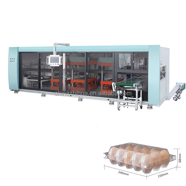 Все станции с серводвигателем, пластиковая Термоформовочная Машина