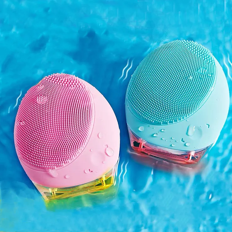 Hot Sales Rechargeable Deep Cleaning Face Set Facial Cleansing Electric Cleaning Brush