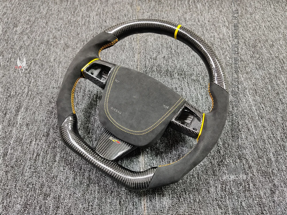 Steering wheel trims Private custom 09-14 CTS-v2 carbon fiber steering wheels for cadillac CTS-V2 /Available for all car models