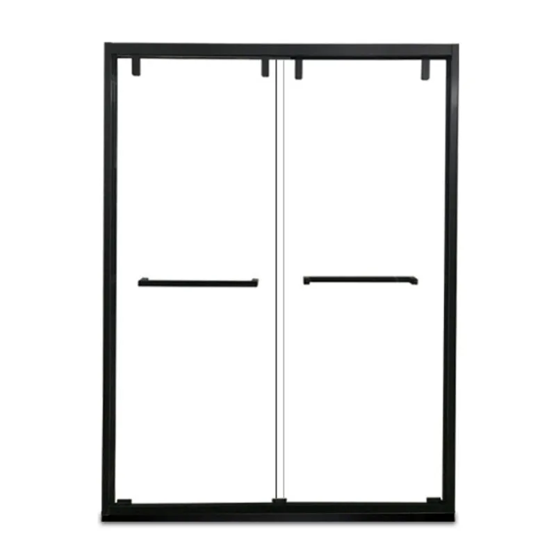 Hotel Bathroom 8mm Tempered Glass Sliding Shower Doors