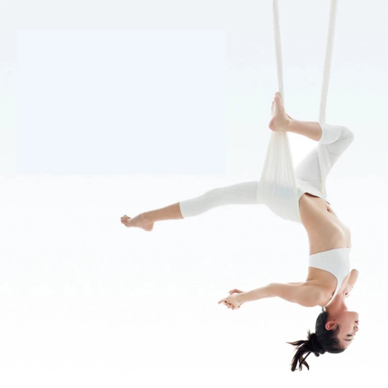 Hot Selling Custom 5.5 Yard Fitness Premium Aerial Silk Fabric Yoga Swing set Antigravity Handstand Yoga Hammock