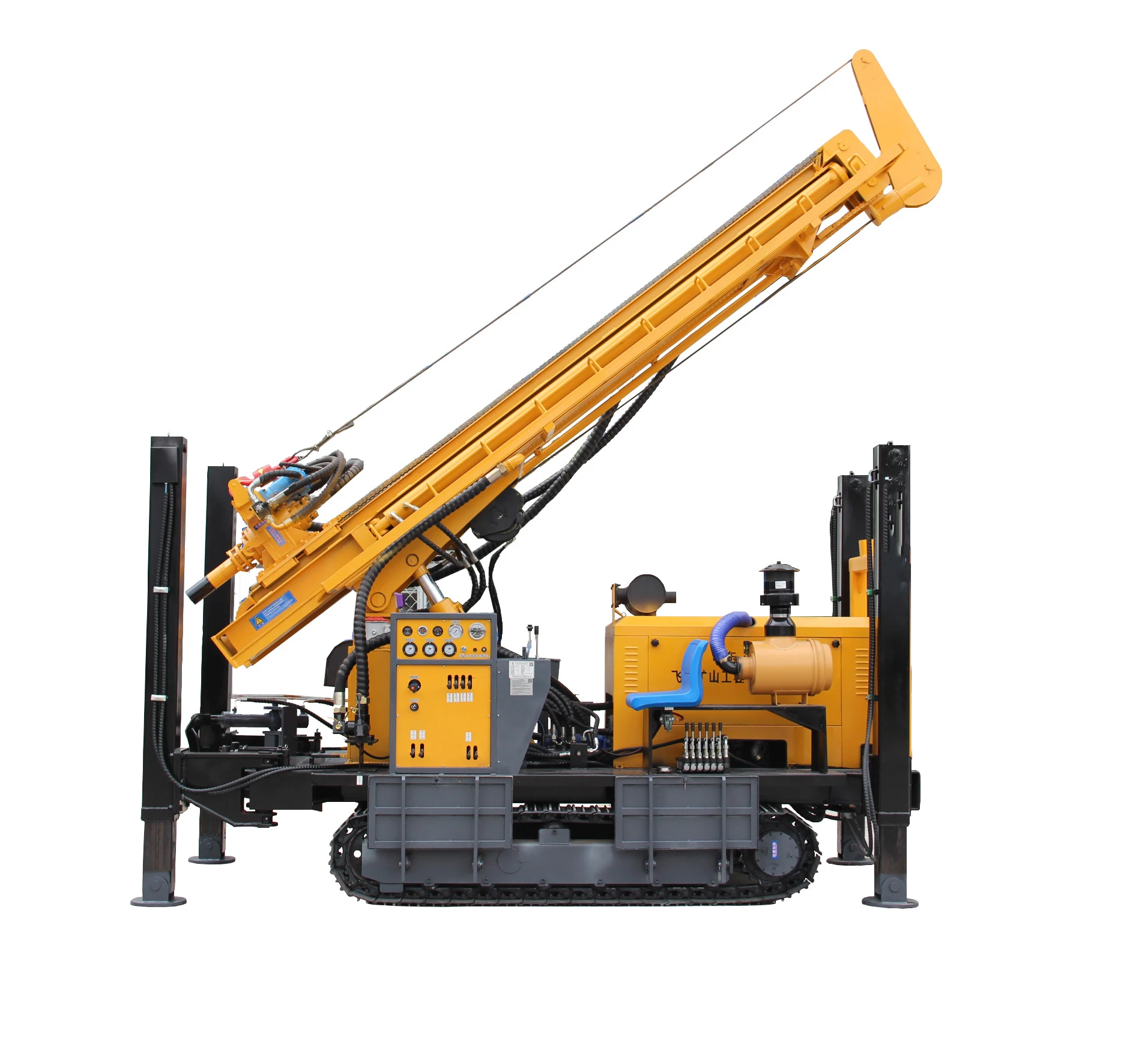 280Meter Big hole diameter easy operation air bore hole water well drill rig