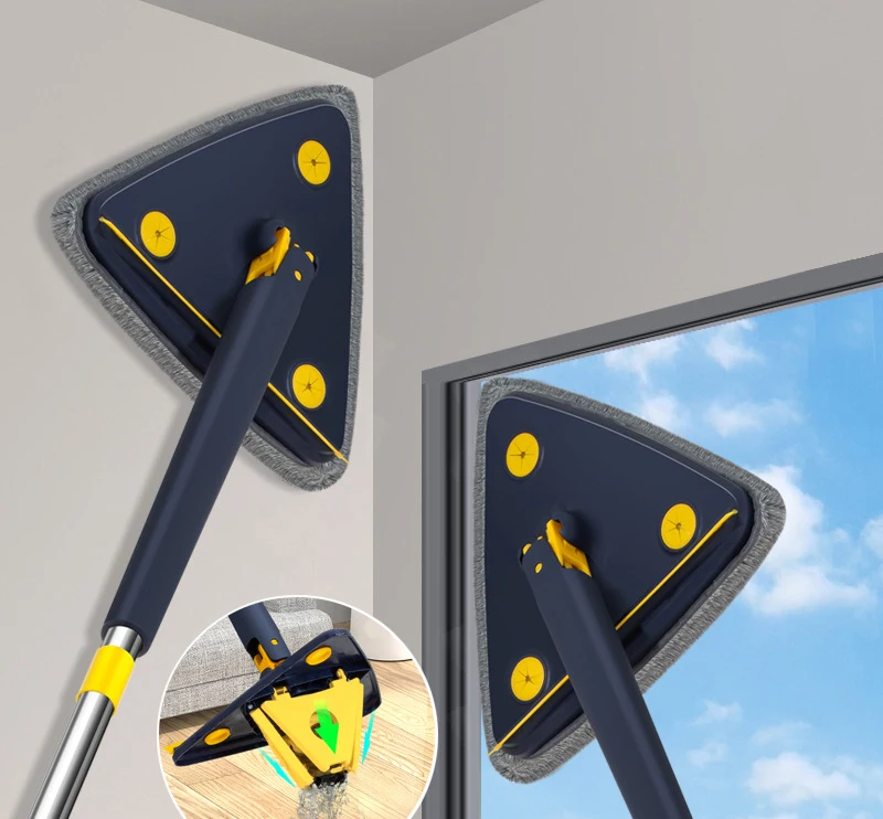 2023 New Household Product Self-Squeeze Sponge Mop 360 Degree Rotatable Cleaning Adjustable Mop Mini Fold Mop