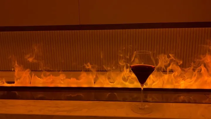 Water Steam Fireplace 3D Water Burning Vapor Double Line Led Fireplace