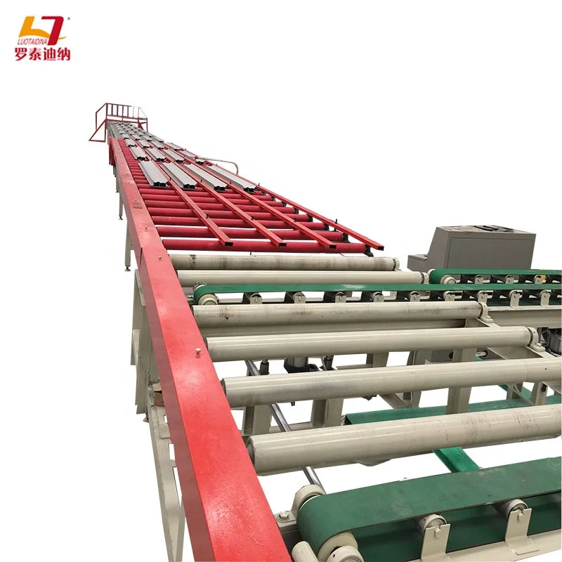 Fully automatic gypsum cornice line equipment.Plaster ceiling cornice making machine.