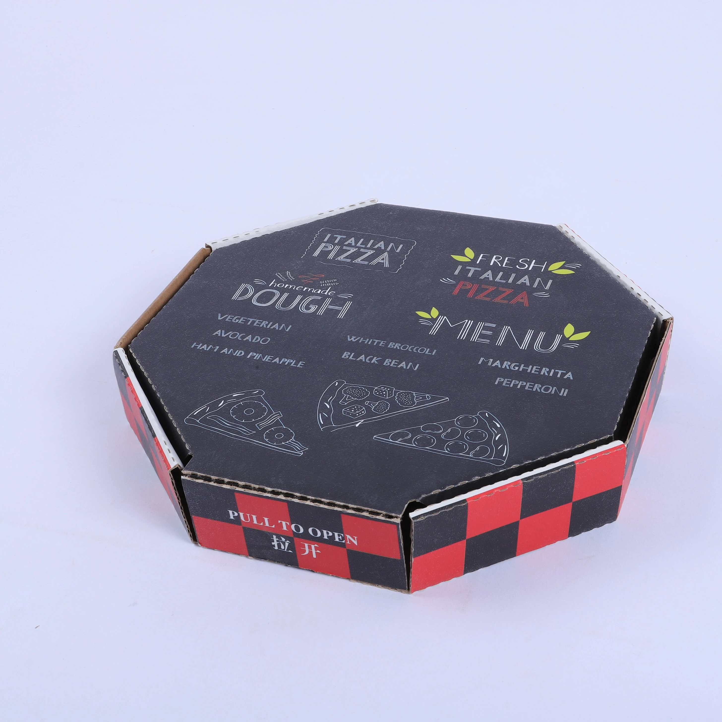 6 10 12 14 15 16 18 24 inch recantagle Pizza Box Custom Pizza Delivery Box Factory Supply Packaging Box