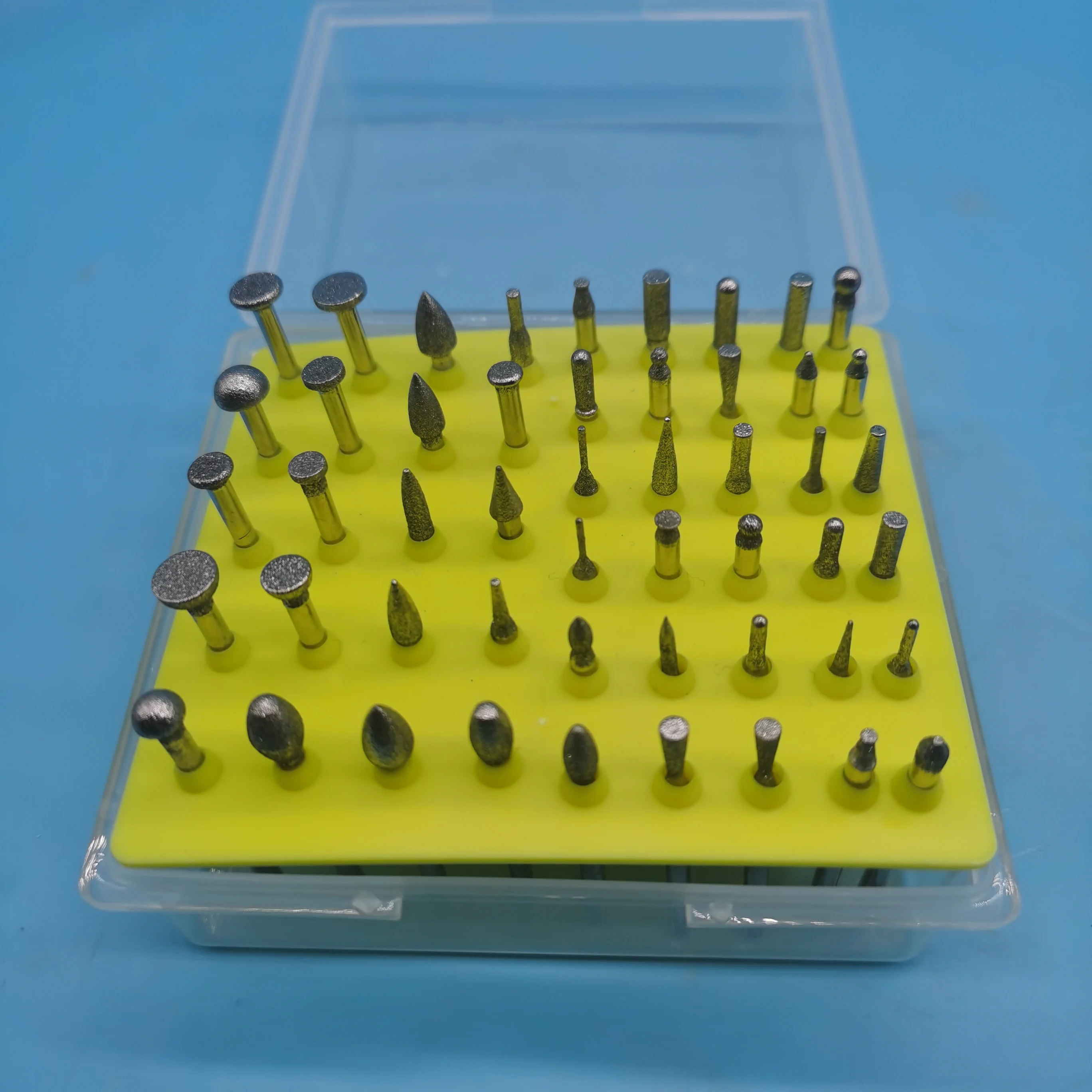hot sale Carving tools 50 pieces Diamond Grinding Head Carving burs bits Set For gems Jewelry Glass Stone