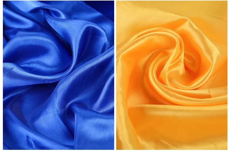 [Factory Price] polyester and spandex cheap satin fabric composition silk fabric for evening dress 70 GSMblouse sleep wear