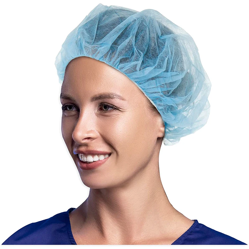 Hair Net Disposable Medical Surgical Scrub Cap Bouffant Cap for Nurse Hospital