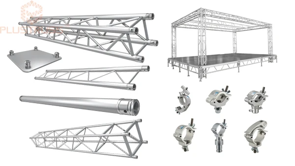 black truss stage lighting dj truss for exhibitions truss system for outdoor events
