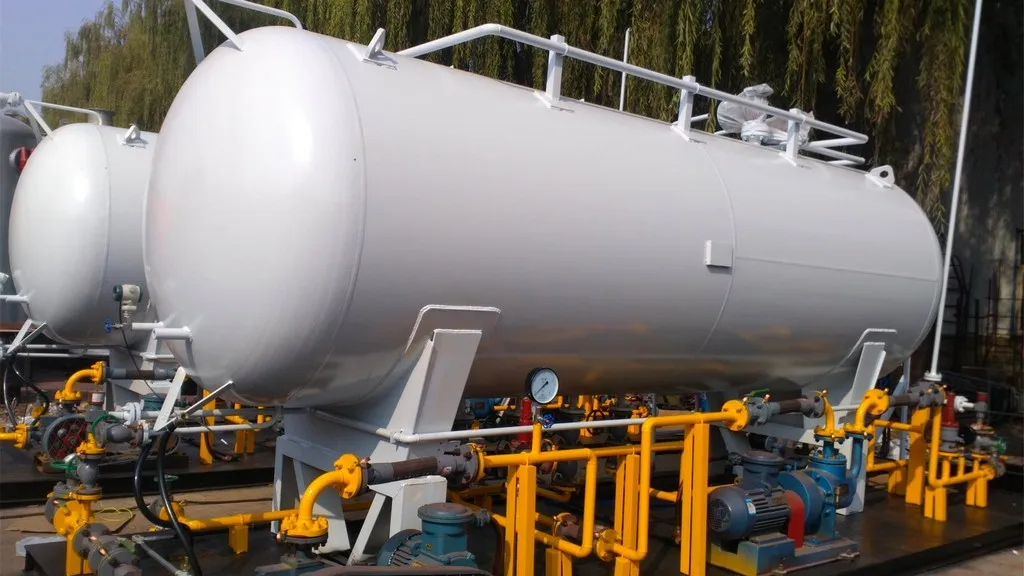 High Quality 20 M3 LPG Gas Storage tank for and Fuel Stations Sale