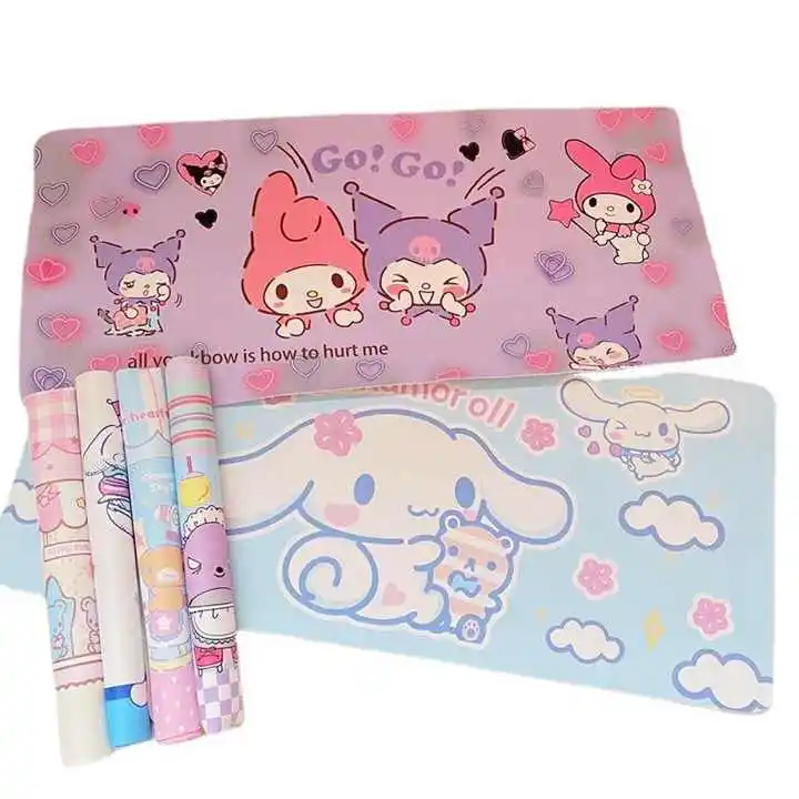 Yulia017 keroppi PU Настольный коврик для съемки фоновый мелодия Kuromi Pochacco компьютерная клавиатура Коврик мыши