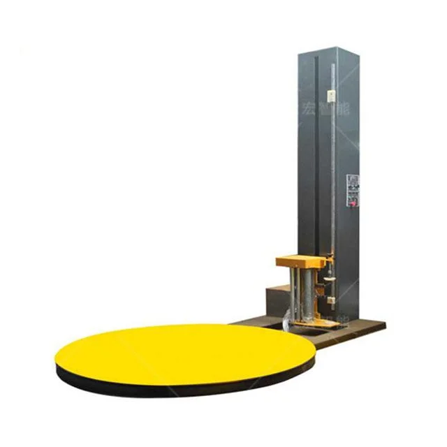 Поворотный стол автоматическая упаковочная модельная машина мощность предварительно растягивается до 300%