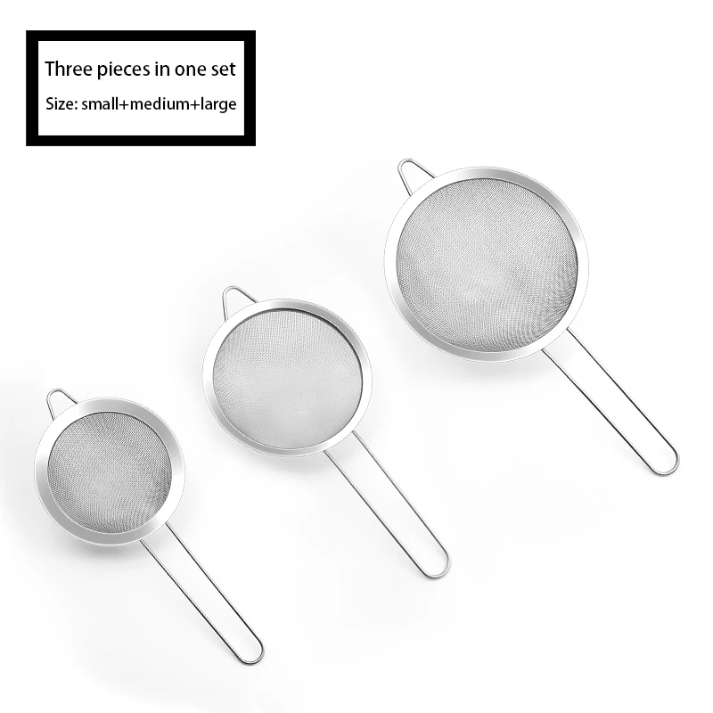Good Quality Fine Mesh Sieve Stainless Steel Strainers Stainless Steel Kitchen Fine Mesh Filter