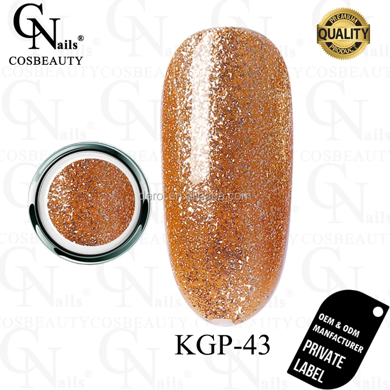 Wholesale Private label diamond platinum glitter shimmer nail salon OEM easy long lasting soak off uv gel polish