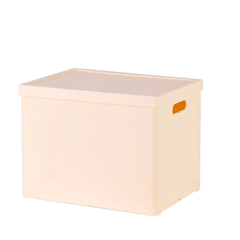 Portable folding plastic collapsible storage basket storage container camping box