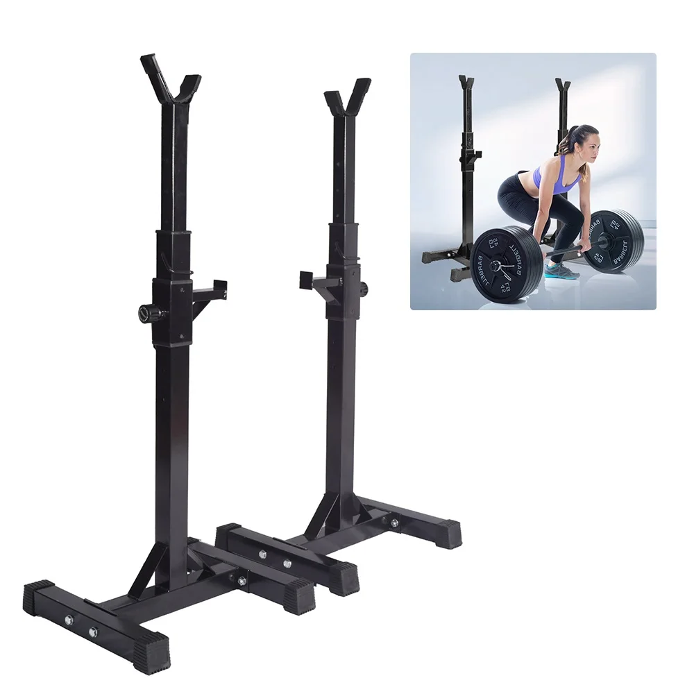 
Free Bench Press Home Gym Use Fitness Free Weights Power Training Squat Rack Exercise Equipment 