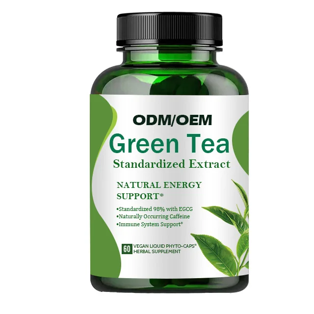 OEM Supply Herbal Supplement Green Tea Extract Stay In Shape L- theanine Capsules burn off the pounds Green Tea Capsule