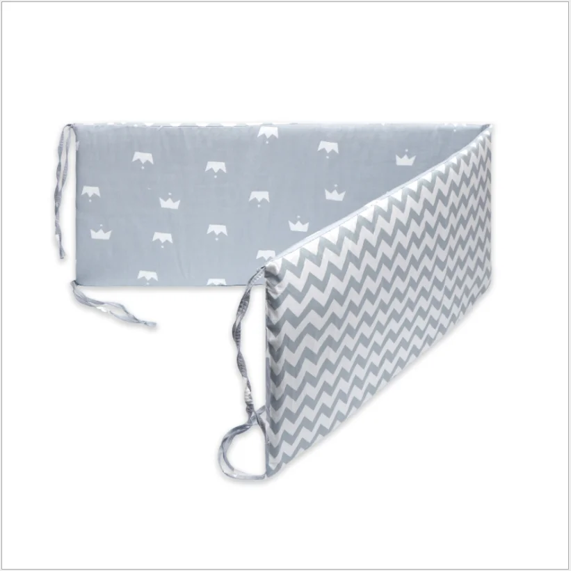 Cotton Baby Crib Bumpers Breathable Cradle Bedding Bumper