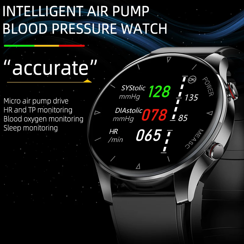 Fashion Smart Health Watch Ecg Ppg Bracelet Medical Level Ecg Smart Watch With Temperature Sensor Medical Smart Band