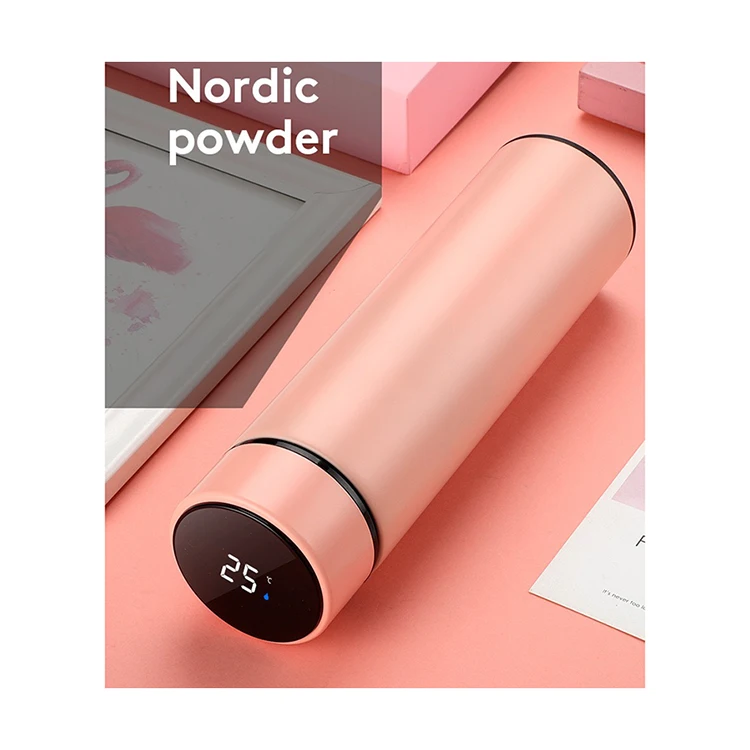 Смарт-светодиодная бутылка для воды из нержавеющей стали 2023 трендовый продукт с дисплеем температуры термос Классическая Свадебная