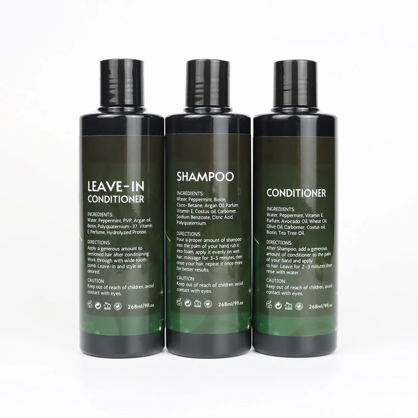 Love Yourself Hair Care Set Relieve Itching Improve Scalp Healthy Mint TeaTree Shampoo And Conditioner